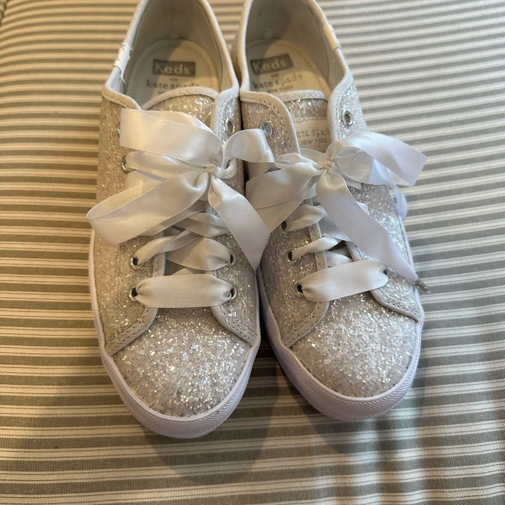 Keds x Kate Spade glittery sneakers